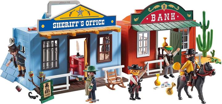 Actual product image Playmobil Driving Western City (70012)