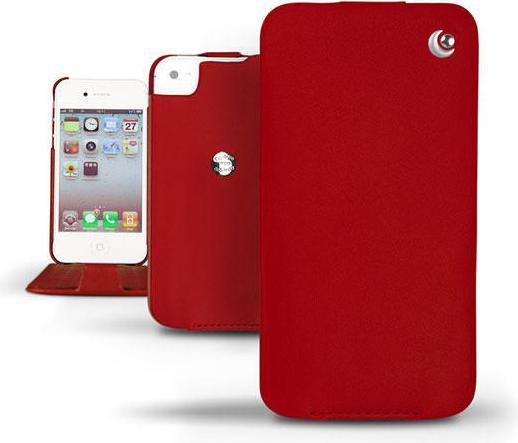 Actual product image Noreve Leather cover vertical (Apple iPhone 4)