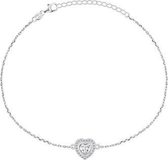 Produktbild Brilio Silver - Romantic silver bracelet with zircons BR23W