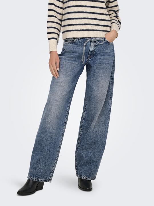 Immagine prodotto Only ONLGIANNA Jeans a vita media con taglio a palloncino e vestibilità dritta (W30/L32)