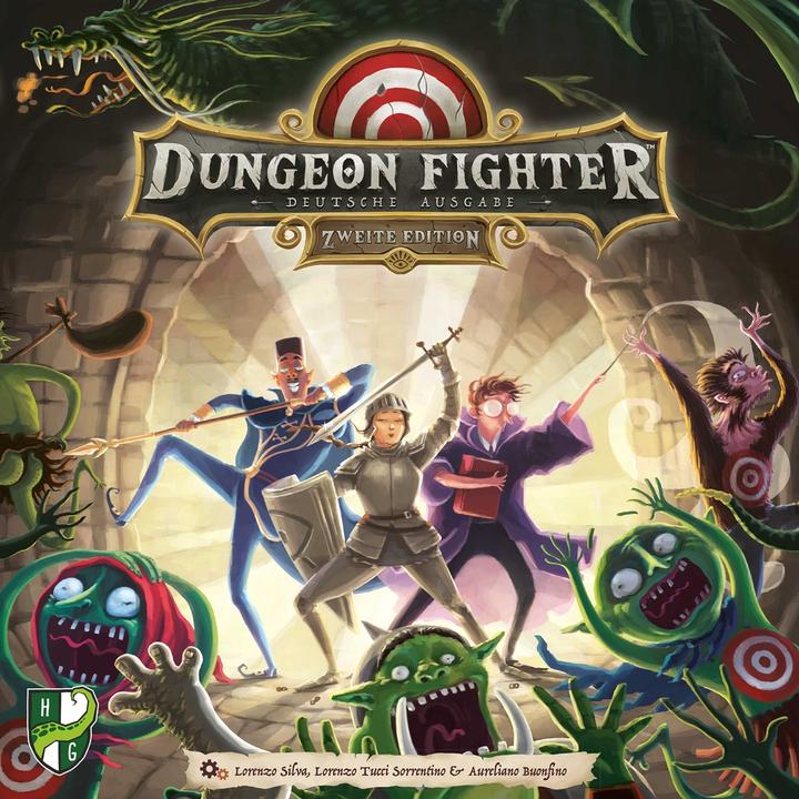 Actual product image Horrible Guild HR042 - Dungeon Fighter 2. Edition - Board Game, for 1-6 Players, from 14 years (DE Edition) (German)