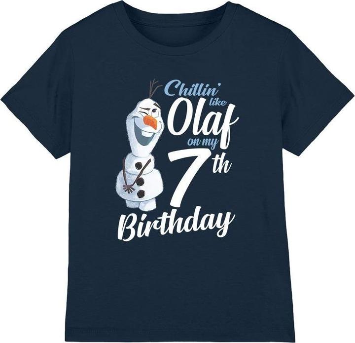 Disney Frozen Chillin Like Olaf TShirt 7. Geburtstag