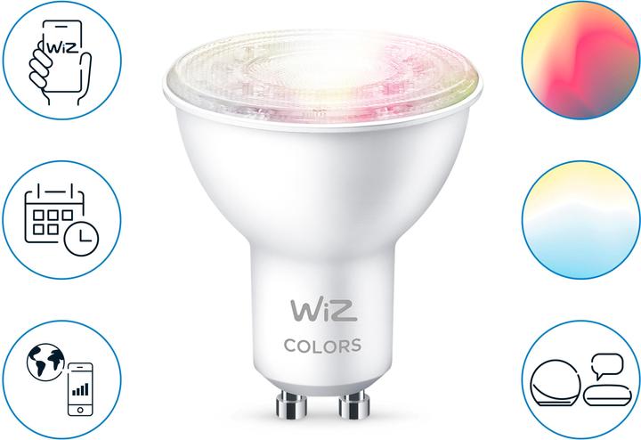 Produktbild WiZ Par16 (GU10, 4.90 W, 345 lm, 1 x, F)