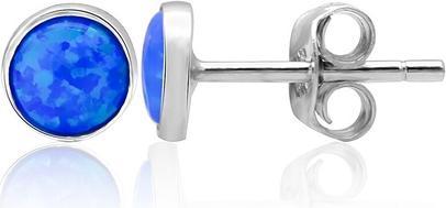 Produktbild Beneto Silver earrings with synthetic opals AGUP2243 (L)