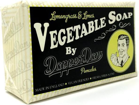 Dapper Dan Lemongras & Limes Vegetables Seife (Hartseife, 190 ml)