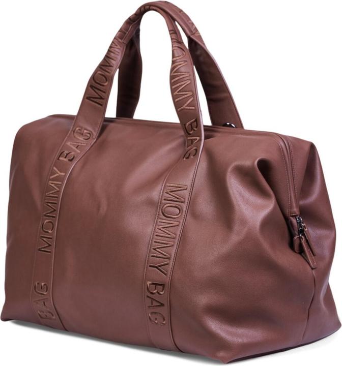 Immagine prodotto Childhome Borsa fasciatoio borsa mamma firmata in pelle marrone scuro