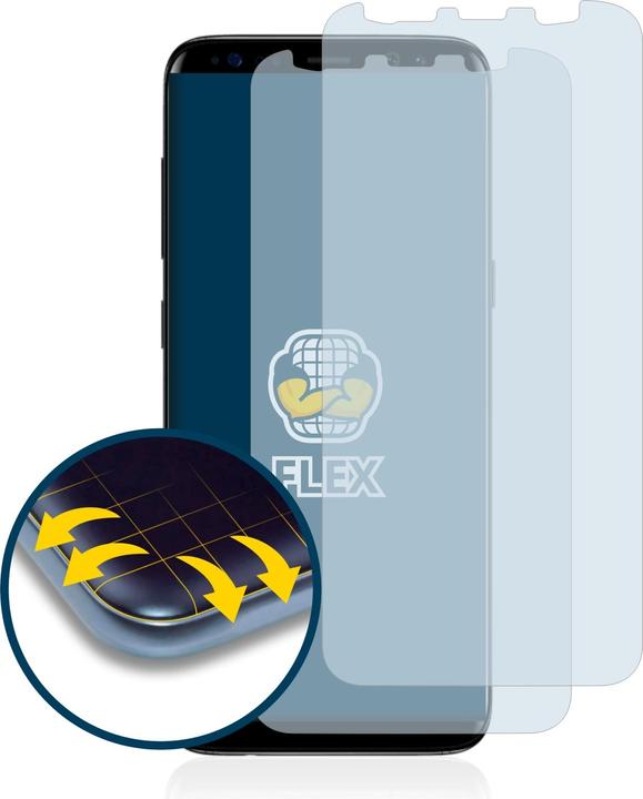 Actual product image BROTECT Full-Cover Protector (2 Piece, Samsung Galaxy S8)