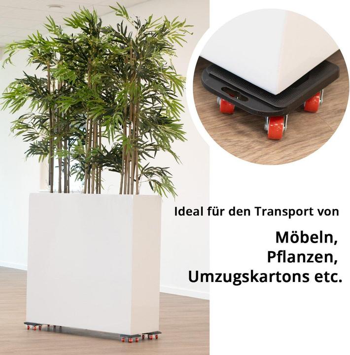 Actual product image Stahlwerk Furniture transport set 4 transport rollers and 1 practical furniture lifter (400 kg)