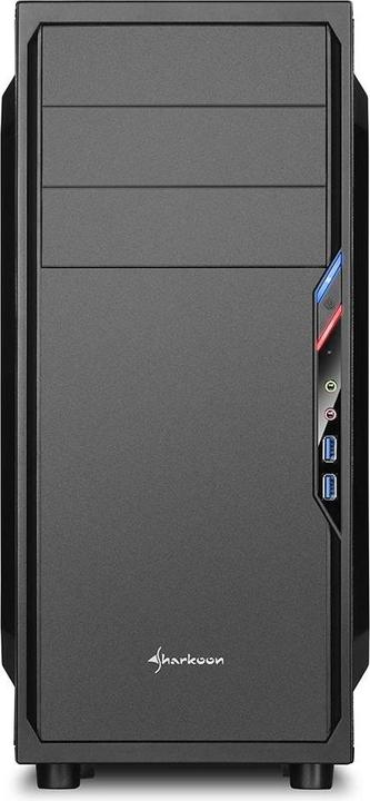 Immagine prodotto Sharkoon VS4-V - Midi Tower - PC - Nero - ATX - Micro-ATX - Mini-ITX - 16 cm - 38,5 cm (ATX)