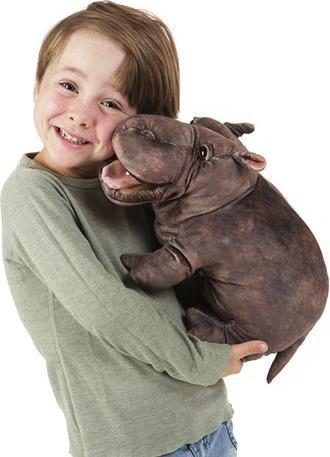 Actual product image Folkmanis Baby Hippo / Baby Hippo