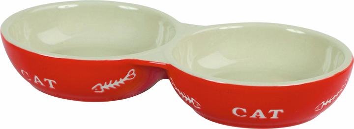 Immagine prodotto Kerbl Doppia ciotola di ceramica per gatti (0.20 l)