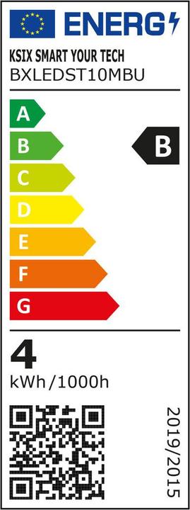 Etichetta energetica KSIX Striscia Di Bolle LED Colorate 10 M (Multicolore, 1000 cm, Interno)