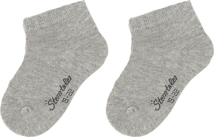 Produktbild Sterntaler Socken Sneaker Uni 2er Set Silber Gr. 19/22 (19 - 22)
