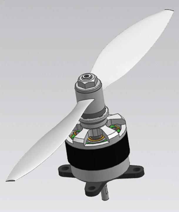 Actual product image Planet-Hobby Joker 2826-14 V3 1180 KV Brushless Motor