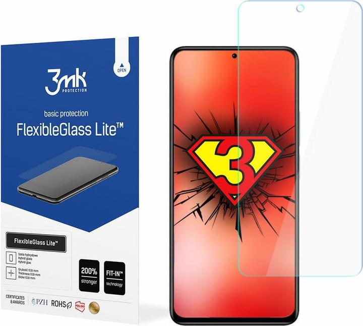 3MK hybrid glass Flexible 2.5D Lite for Xiaomi Redmi Note 11 Pro 5G / Pro+ 5G (1 Stück, Xiaomi Redmi Note 11 Pro 5G)