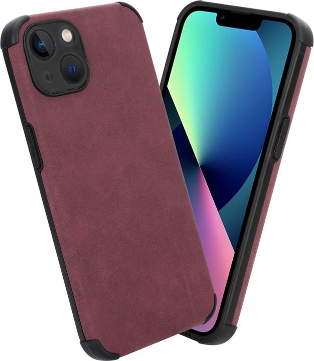 Produktbild Cadorabo Hülle für Apple iPhone 13 im TPU Matt Leder LM161 Style (Apple iPhone 13)