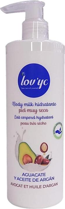 Produktbild Lov'yc Lovyc Avocado und Arganöl Feuchtigkeitsspendende Körpermilch für sehr trockene Haut 400ml (Körpermilch, 400 ml)