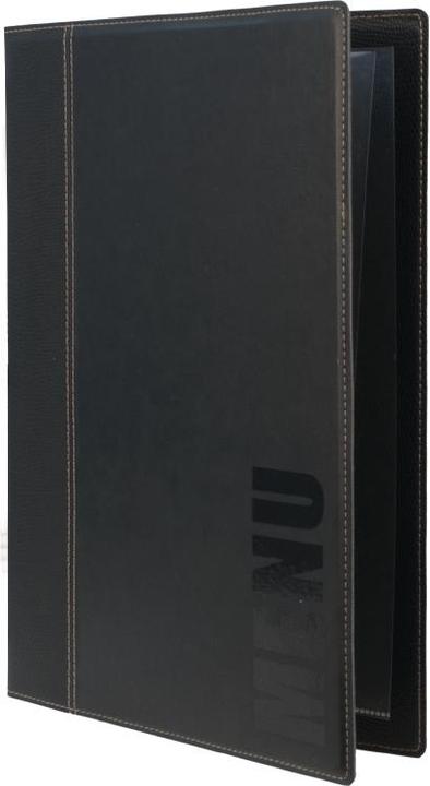 Actual product image Securit Menu card folder TRENDY, A4, black