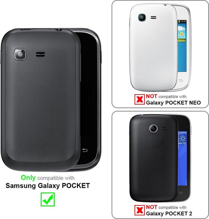 Immagine prodotto Cadorabo Custodia per Samsung Galaxy POCKET universale (Samsung Galaxy Pocket)