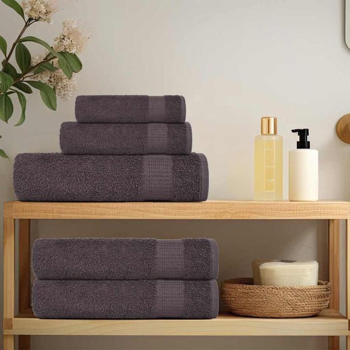 Actual product image VidaXL 8-piece towel set (50 x 100 cm)