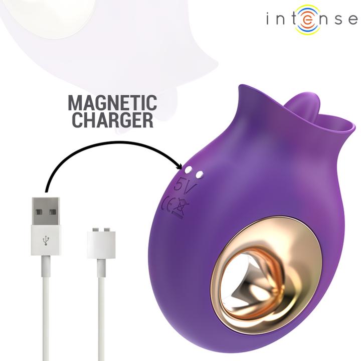 Immagine prodotto Intense Stimolatore Del Clitoride Tuli 9 Vibrazioni E 9 Oscillazioni Viola