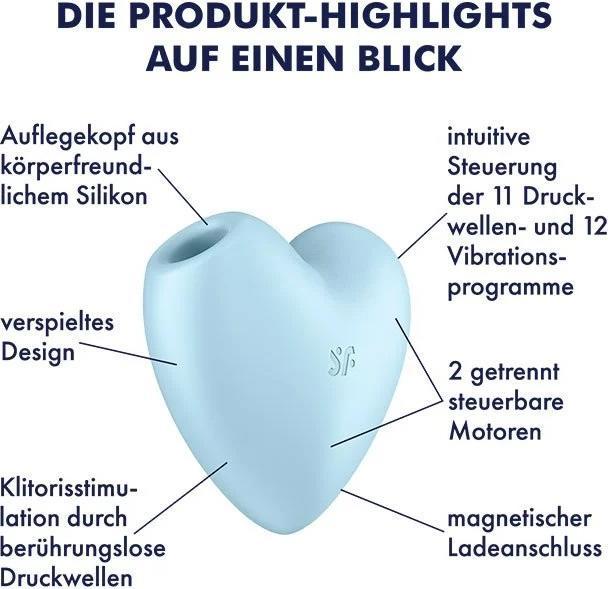 Image du produit Satisfyer Vibromasseur Cutie Heart Air Pulse