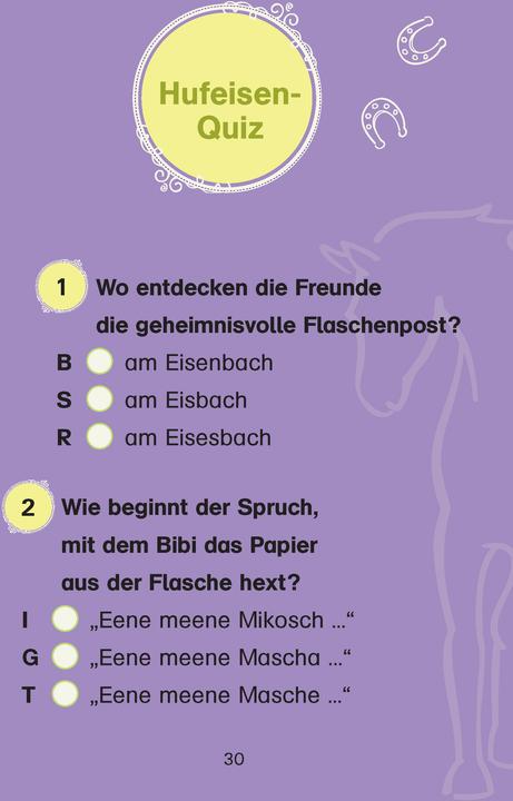 Image du produit Bibi & Tina: Die geheimnisvolle Flaschenpost (Allemand, Bornstädt, Matthiasvon, 2021)