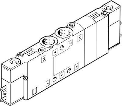 Image du produit Festo CPE14-M1BH-5/3G-1/8 196937 Électrovanne