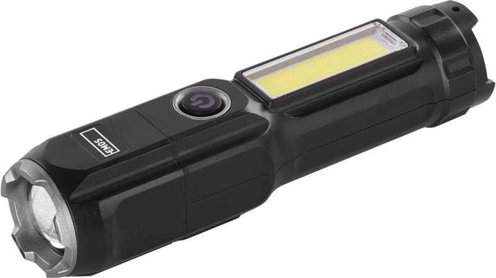 Actual product image Emos Wiederaufladbare LED-Taschenlampe aus Kunststoff P3214, 150 lm (13 cm, 150 lm)