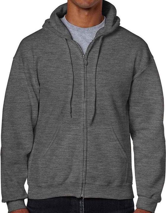 Produktbild Gildan Hoodie mit durchgehendem Reissverschluss (M)