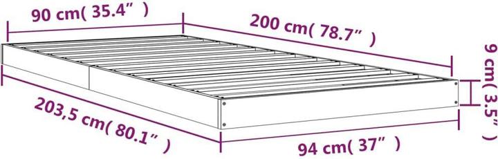 Image du produit VidaXL Burr (90 x 200 cm)