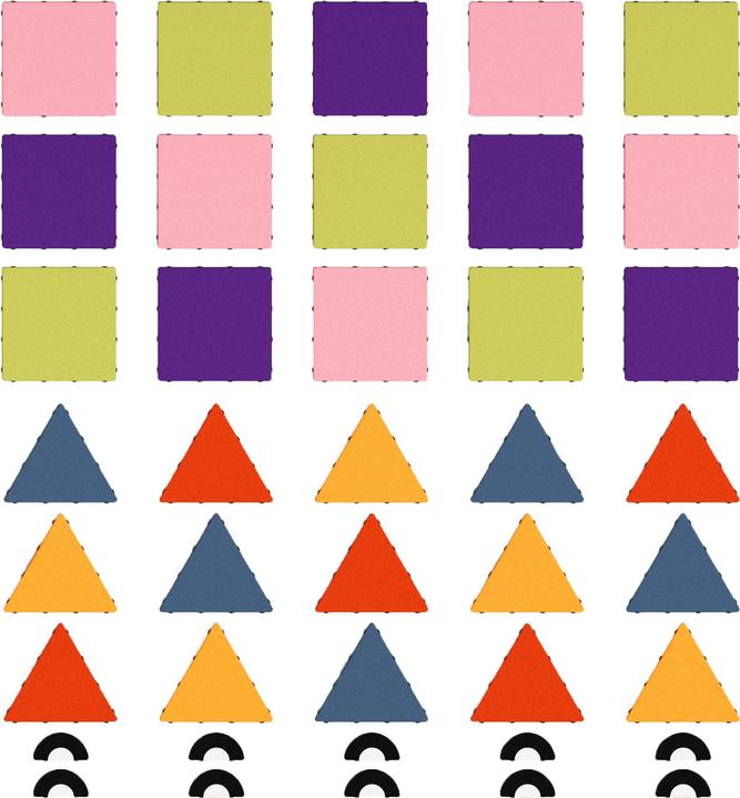 Image du produit Tukluk Kit de tapis multicolores
