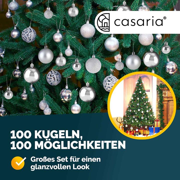 Image du produit Deuba Boules de sapin de Noël (100 -pièce)