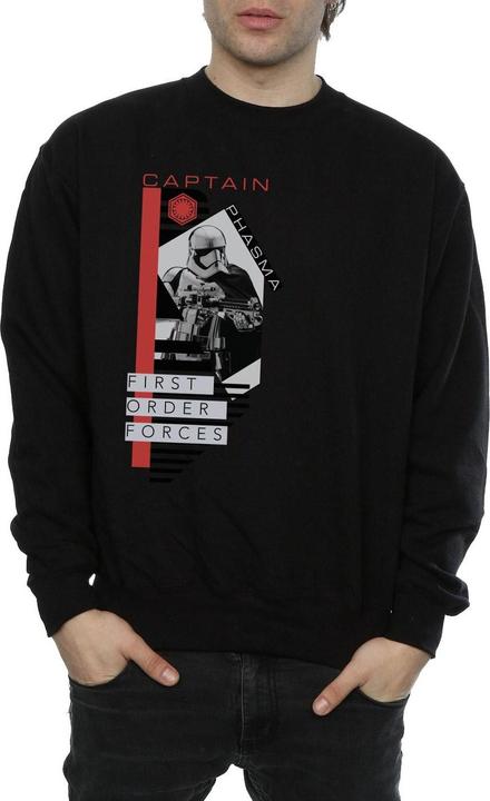 Actual product image Star Wars Mens The Last Jedi Captain Phasma Sweatshirt (XXL)