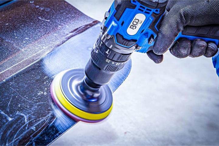 Actual product image BGS Grinding/polishing discs and brush attachment set