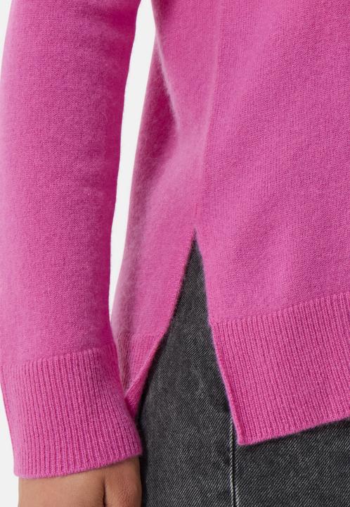 Produktbild Cash-Mere Kaschmir Rundhals Pullover mit Seitenschlitzen (S)