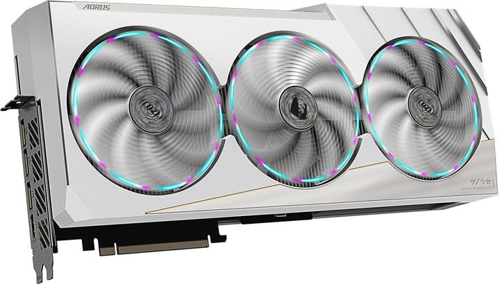 Actual product image Gigabyte AORUS GeForce RTX 4080 SUPER XTREME ICE 16GB GDDR6X HDMI 2.1a 3xDP 1.4a (16 GB)