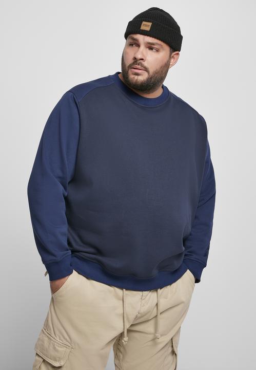Produktbild Urban Classics 2-Tone Fake Raglan Crew (S)