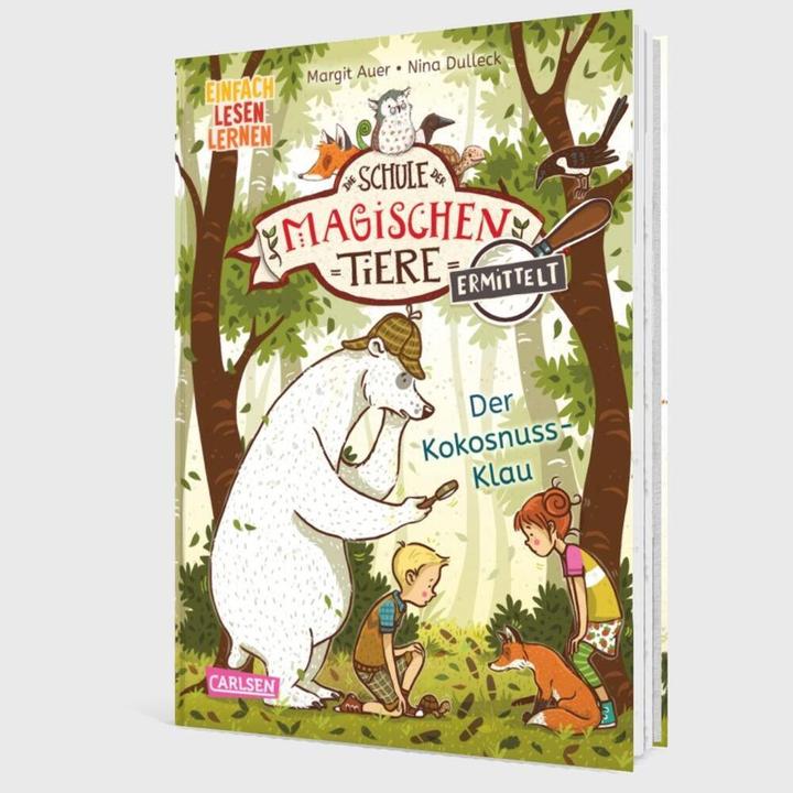 Produktbild Die Schule der magischen Tiere ermittelt 3: Der Kokosnuss-Klau (Zum Lesenlernen) (Deutsch, Nina Dulleck, Margit Auer, 2021)
