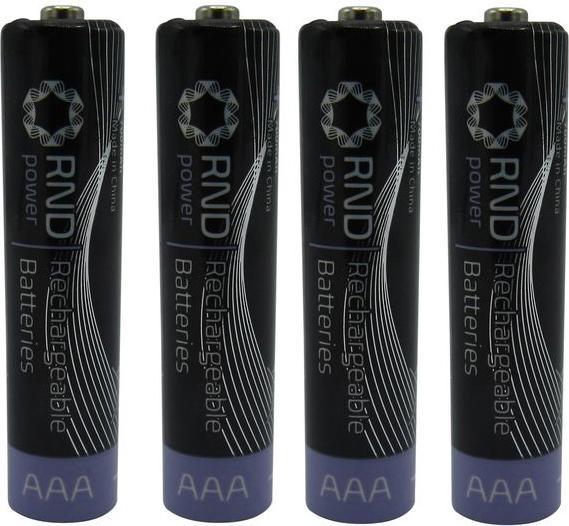 RND Akku, Ni-MH, AAA, 1.2V, 700mAh, Packung à 4 Stück (4 Stk., AAA, 700 mAh)