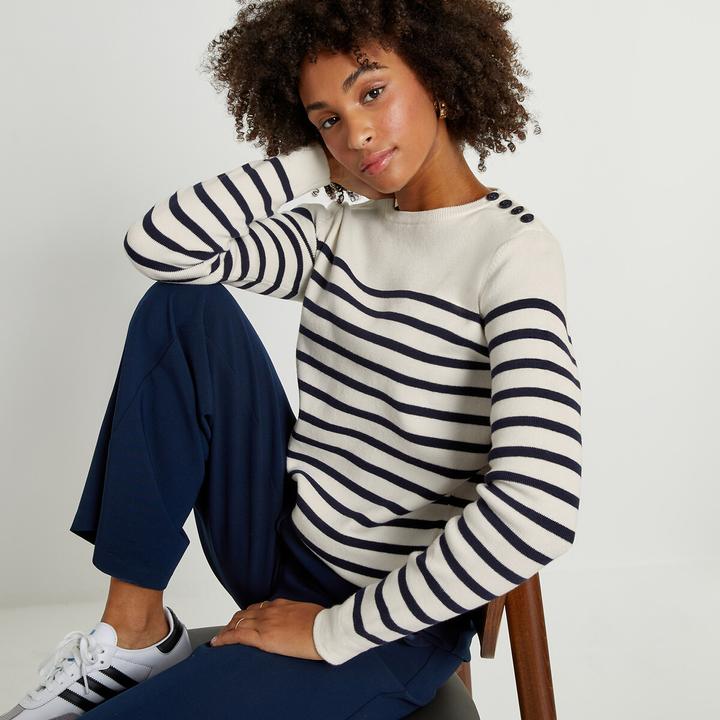 Image du produit La Redoute Collections Pull à rayures (XS)