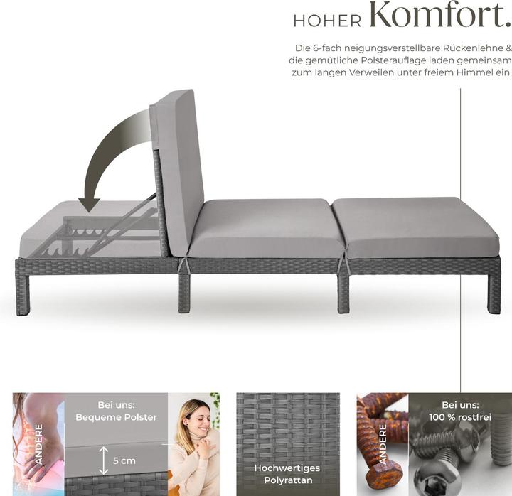 Actual product image tectake Sofia (196 cm)