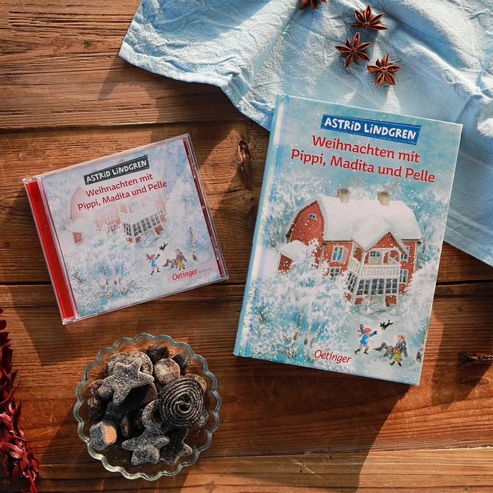 Immagine prodotto Weihnachten mit Pippi, Madita und Pelle (Tedesco, Astrid Lindgren, Angelo Reatrino, Ilon Wikland, 2022)