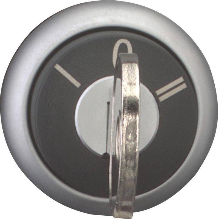 Actual product image Eaton M22-WRS3-MS3 Key button front ring plastic key black 1 pc.