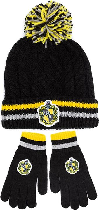 Image du produit Adultes Ensemble bonnet et gants Hufflepuff