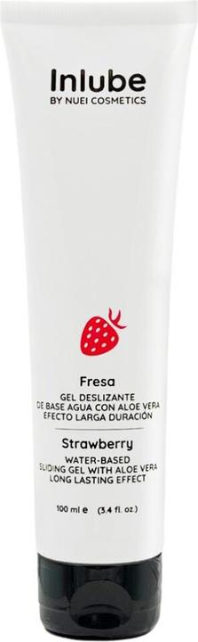 Actual product image Nuei INLUBE Strawberry water based sliding gel (100 ml)