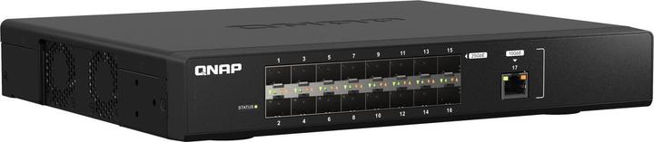 Actual product image QNAP QSW-M5216-1T 16x 25GbE, 1x 10GbE (28 Ports)