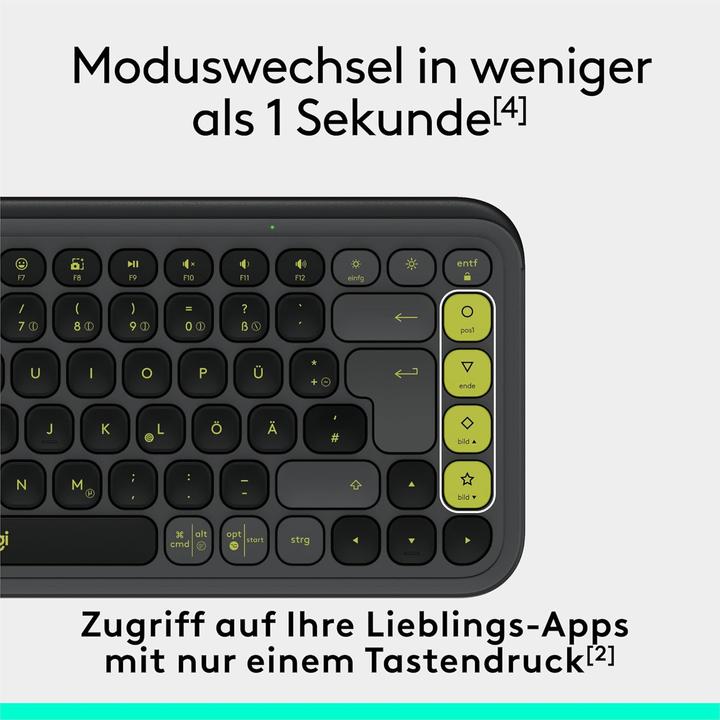 Produktbild Logitech Pop Icon Keys (DE, Kabellos)