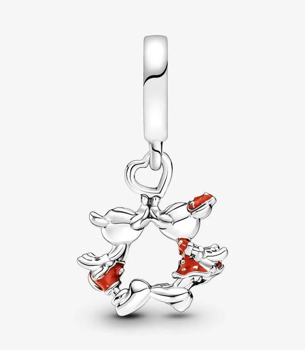 Produktbild Pandora Charm Disney Mickey Mouse & Minnie Mouse Küssen (Sterling Silber 925)