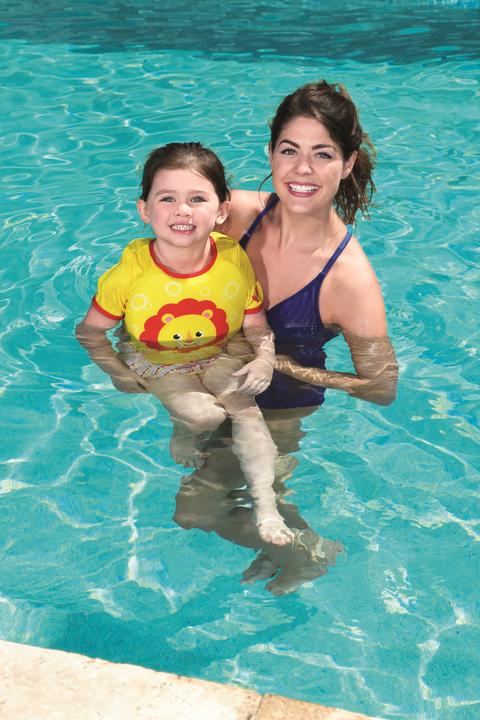 Actual product image Bestway Fisher-Price® learn-to-swim waistcoat for girls, assorted